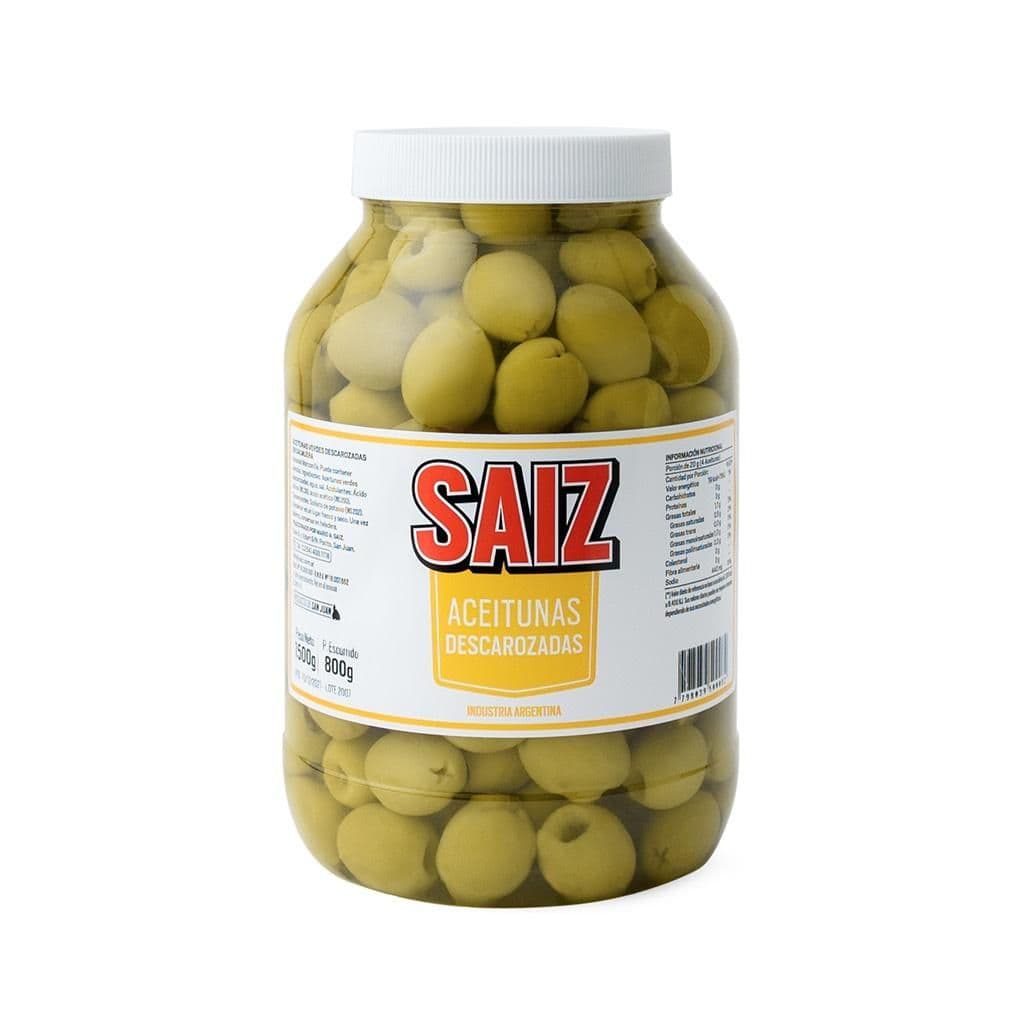 Aceitunas Verdes x 1kg Descarozada